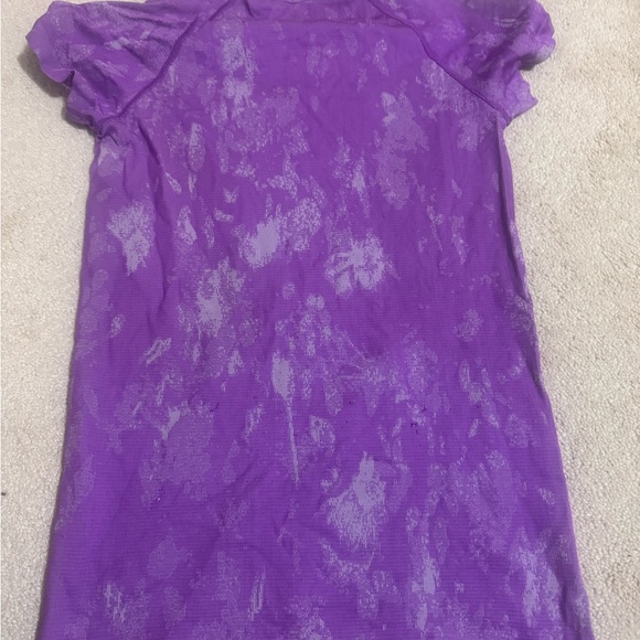 Lululemon Shadow Bloom Moonlit Magenta / Faint Lavender Swiftly Shirt - Picture 4 of 11